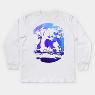 walking on the tree Kids Long Sleeve T-Shirt